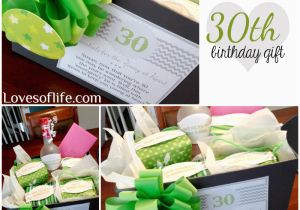 30th Birthday Gifts for Her Ideas Loves Of Life 30th Birthday Gift