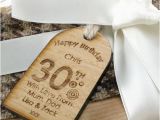 30th Birthday Gifts for Him Ebay Personalised 30th Birthday Gift Tag Unusual Engraved