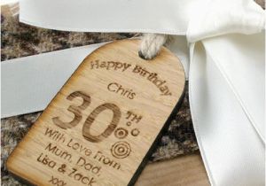 30th Birthday Gifts for Him Ebay Personalised 30th Birthday Gift Tag Unusual Engraved