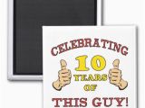30th Birthday Gifts for Him Nz Funny 10th Birthday for Boys Magnet Zazzle Com Gifts