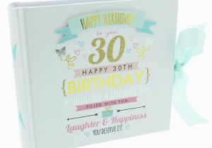 30th Birthday Gifts for Him Uk Signography Ladies 30th Birthday Photo Album Gifts From