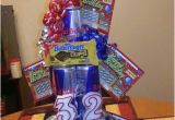 30th Birthday Ideas for Husband Uk A Red Bull Cake with Candy and Lottery Ticket for My