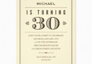 30th Birthday Invitations for Men 30th Birthday Quotes for Invitations Quotesgram
