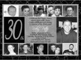 30th Birthday Invitations for Men Men 39 S 30th Birthday Invitation Classic Modern Black White