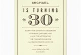 30th Birthday Invites Wording 30th Birthday Invitations for Men Zazzle