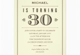 30th Birthday Invites Wording 30th Birthday Invitations for Men Zazzle