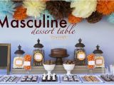 30th Birthday Party Decorations for Men Kara 39 S Party Ideas Masculine Dessert Table 30th Birthday