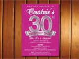 30th Birthday Party Invitations for Her 30th Birthday Invitation Surprise 30th for Her Adult