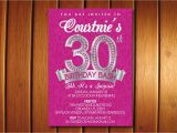 30th Birthday Party Invitations for Her 30th Birthday Invitation Surprise 30th for Her Adult