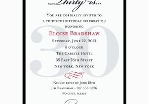 30th Birthday Party Invite Wording 30th Birthday Invite Wording A Birthday Cake