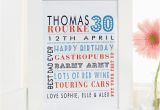 30th Birthday Present Ideas for Him Uk 30th Birthday Gifts Present Ideas for Men Chatterbox Walls