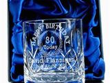 30th Birthday Present Ideas for Him Uk 30th Birthday Whisky Glass for Him Personalised 30th