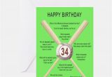 34th Birthday Card Funny 34th Birthday Funny 34th Birthday Greeting Cards