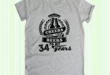 34th Birthday Gifts for Him 34th Birthday Etsy
