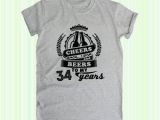 34th Birthday Gifts for Him 34th Birthday Etsy