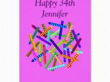 34th Birthday Gifts for Him Happy 34th Birthday Cards Zazzle