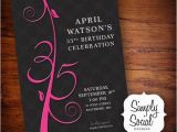 35th Birthday Invitations Items Similar to 35th Birthday Invitation On Etsy