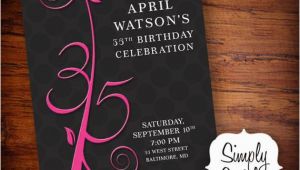 35th Birthday Invitations Items Similar to 35th Birthday Invitation On Etsy