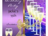 35th Birthday Invitations Personalized Womans 35th Birthday Party Invitations