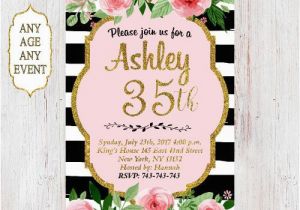 35th Birthday Invitations Surprise 35th Birthday Invitation Surprise Birthday