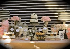 35th Birthday Party Decorations Coco Chanel Parisian Birthday Party Ideas Photo 1 Of 13