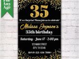 35th Birthday Party Invitations 35th Birthday Invitation Birthday Party Invite Printable