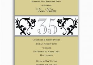 35th Birthday Party Invitations 35th Birthday Party Invitation Wording