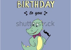 3d Dinosaur Happy Birthday Banner Dino Clipart Stock Images Royalty Free Images Vectors