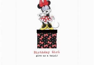 3d Holographic Birthday Cards 3d Holographic Birthday Girl Minnie Mouse Birthday Card
