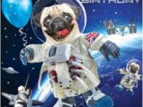 3d Holographic Birthday Cards 3d Holographic Pug In Space Birthday Card Cards Love Kates