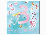 3rd Birthday Card Girl Happy 3rd Birthday Girl Greeting Card From sophie Allport