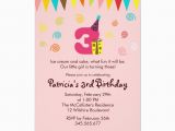 3rd Birthday Party Invitation Message 3rd Birthday Children 39 S Party Invitation Angel S Party