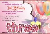 3rd Birthday Party Invitation Message 3rd Birthday Invitations 365greetings Com