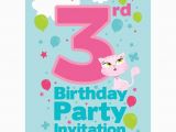 3rd Birthday Party Invites 3rd Birthday Party Supplies Party Delights