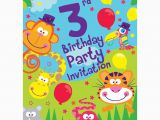 3rd Birthday Party Invites 3rd Birthday Party Supplies Party Delights