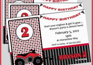4 Wheeler Birthday Invitations Four Wheeler Birthday Cake Ideas and Designs