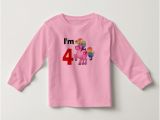 4 Year Old Birthday Girl Shirt 4 Year Old Birthday Girl Gift Unicorn Pony Tee Shirt