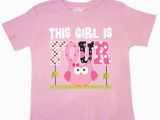 4 Year Old Birthday Girl Shirt Inktastic 4th Birthday Girl Owl 4 Year Old toddler T Shirt