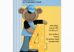 4 Year Old Birthday Invitation Wording 4 Years Old Birthday Invitations Wording Free Invitation