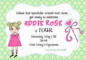 4 Year Old Birthday Party Invitations 4 Years Old Birthday Invitations Wording Free Invitation