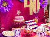 40 Birthday Decoration Ideas 40 Again 40th Birthday Party Celebration Dime Party Diva