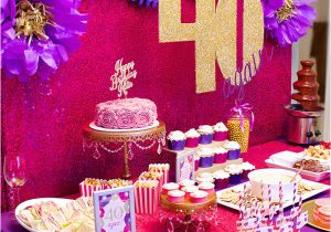 40 Birthday Decoration Ideas 40 Again 40th Birthday Party Celebration Dime Party Diva