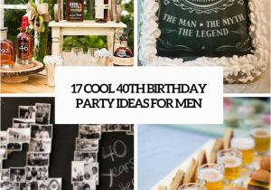 40 Birthday Decorations Ideas 17 Cool 40th Birthday Party Ideas for Men Shelterness