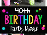 40 Birthday Decorations Ideas 40th Birthday Party 40 is A Blast Fun Squared