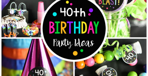 40 Birthday Decorations Ideas 40th Birthday Party 40 is A Blast Fun Squared