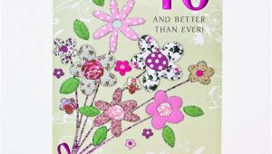 40 Birthday Flowers 40th Birthday Card Bouquet Of Flowers Only 99p