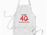 40 Birthday Gifts for Him Uk 40th Birthday Gifts for Men Apron Zazzle