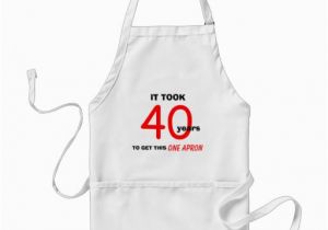 40 Birthday Gifts for Him Uk 40th Birthday Gifts for Men Apron Zazzle