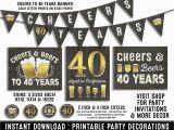 40 Year Birthday Ideas for Him 40th Birthday Party Decorations 40th Birthday Party for Him