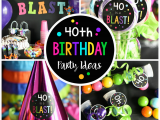 40 Year Birthday Ideas for Him 40th Birthday Party Throw A 40 is A Blast Party